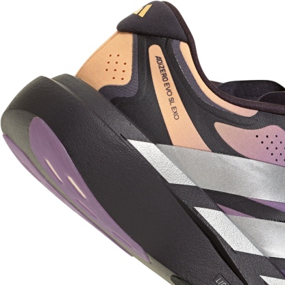 adidas Women's Adizero EVO SL EXO  Running Shoes - Aurora Black/Silver Met./Active Purple - View 7