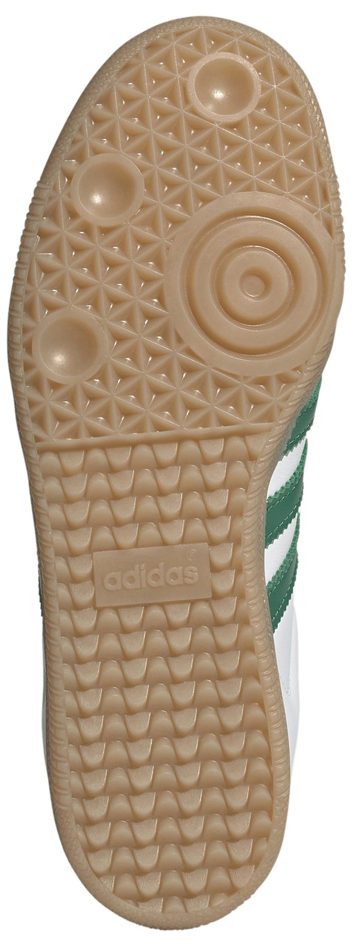 adidas Women's Samba OG Shoes - Ftwr White/Bold Green/Collegiate Green - View 3