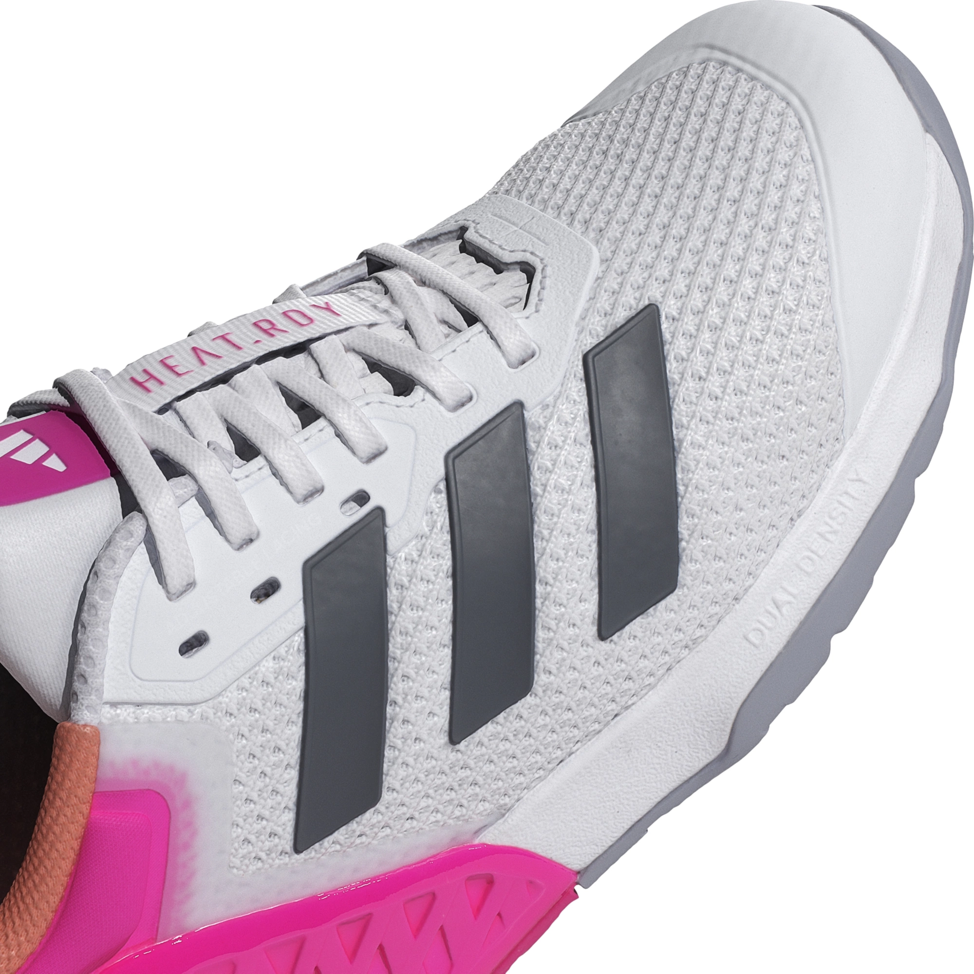 adidas Women's Dropset 3 Training Shoes - White/Grey/Pink - View 2