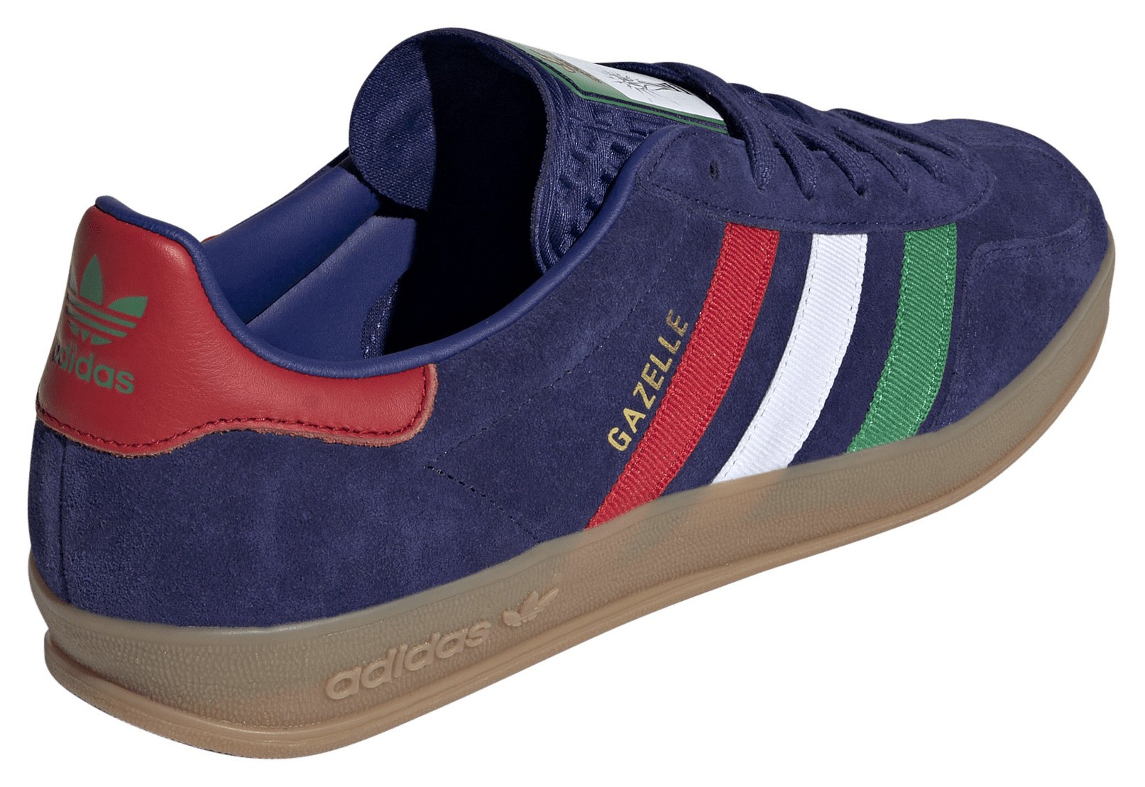 adidas Men's FIFA World Cup Gazelle Indoor Shoes - Victory Blue/Green/Better Scarlet - View 6