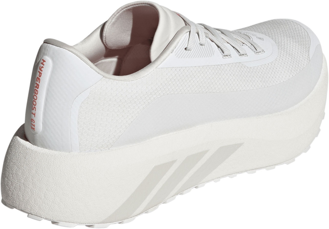adidas Men's Hyperboost GTX Shoes - Crystal White/Orbit Grey/Orange - View 5