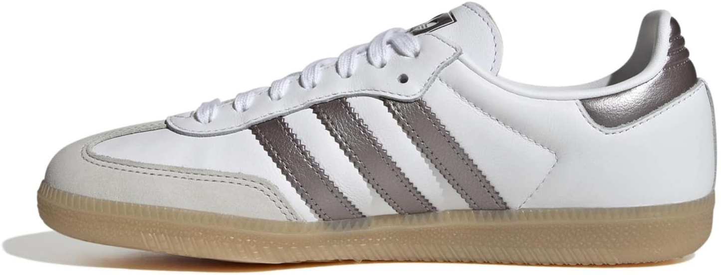 adidas Women's Samba OG Shoes - White/Coffee Met/Gum4 - View 4