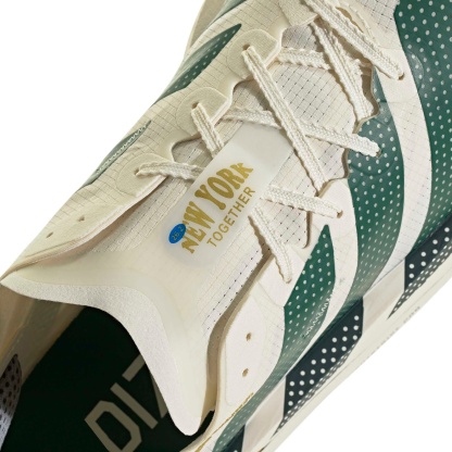 adidas Men's Adizero Adios Pro 5 Running Shoes - Off White/Collegiate Green/Team Royal Blue - View 7