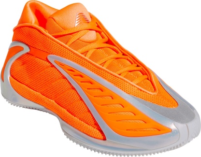 adidas Kids' Grade School Anthony Edwards 2 'All-Star' Basketball Shoes - Orange/Silver - View 7