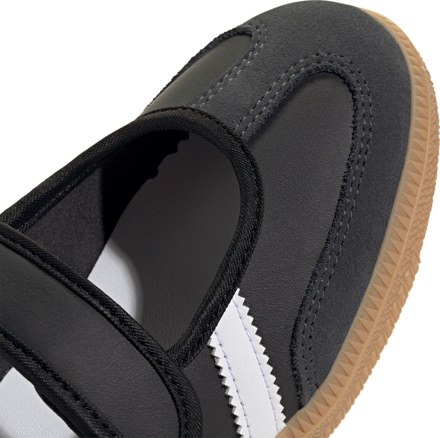 adidas Kids' Grade School Samba Jane Shoes - Core Black/Ftwr White/Gum 3 - View 7