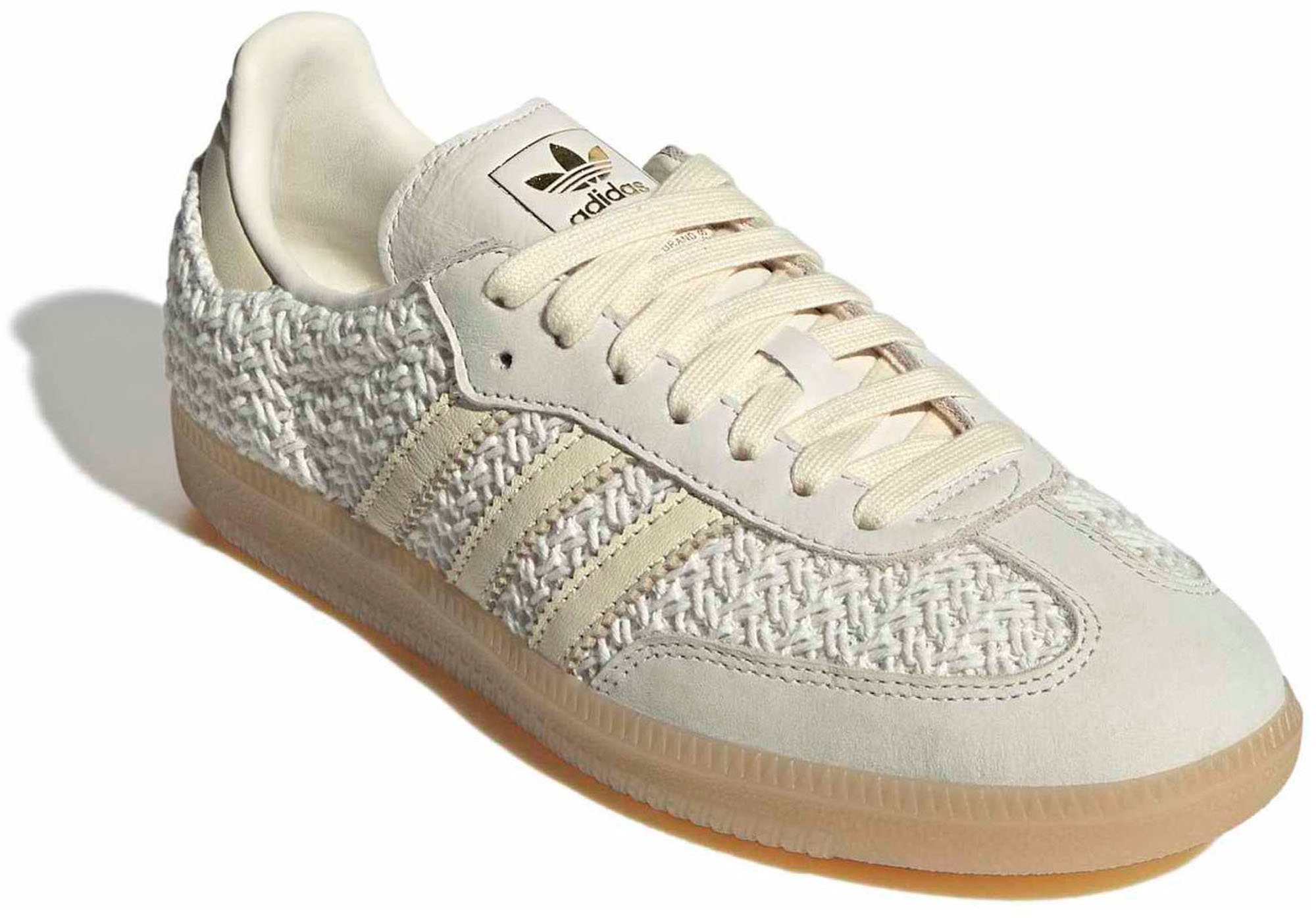 adidas Women's Samba OG Shoes - Crochet Off Wht/Wm Vanlla - View 6