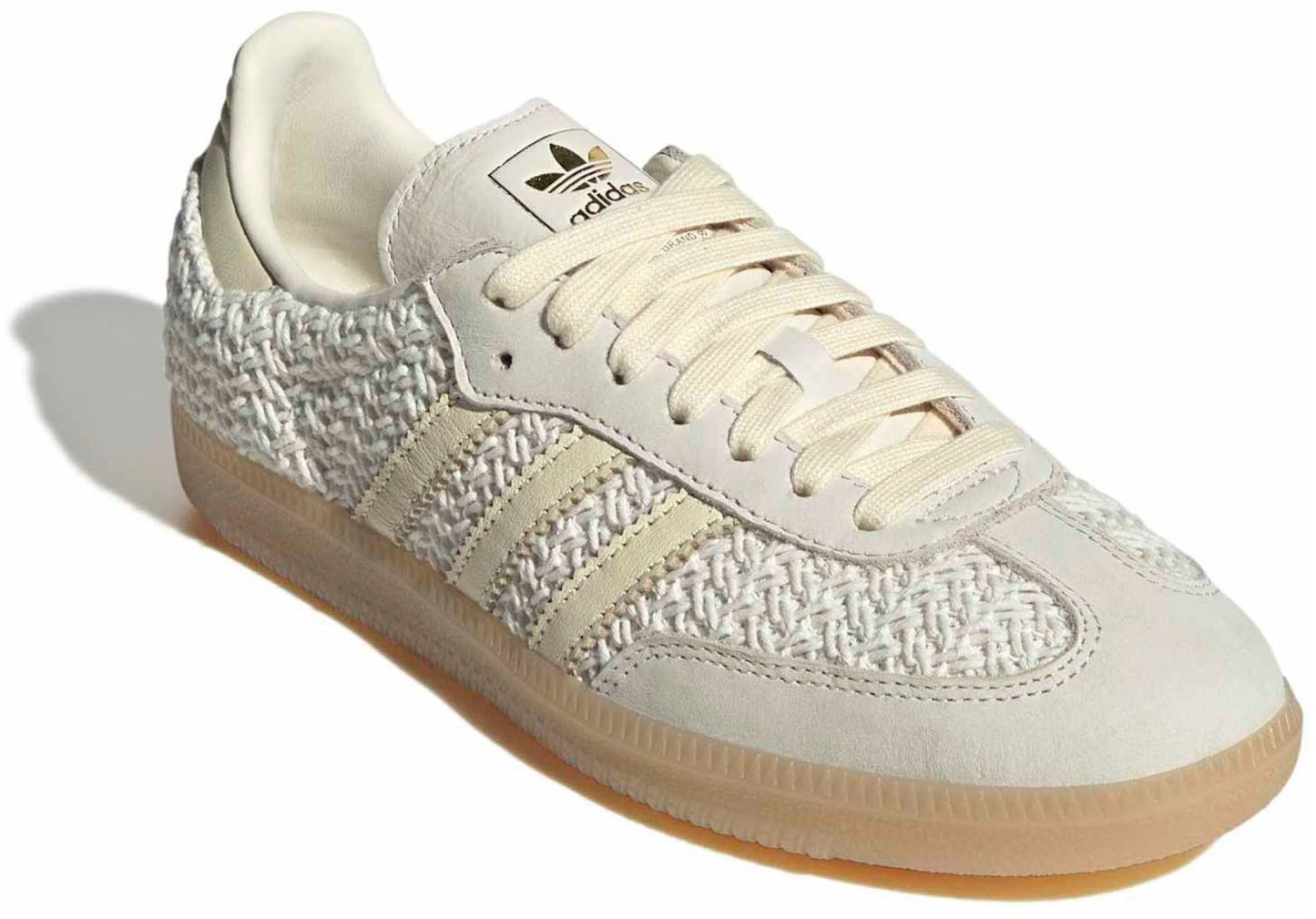 adidas Women's Samba OG Shoes - Crochet Off Wht/Wm Vanlla - View 6