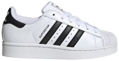 adidas Kids' Grade School Superstar II Shoes - White/Black/White - View 1