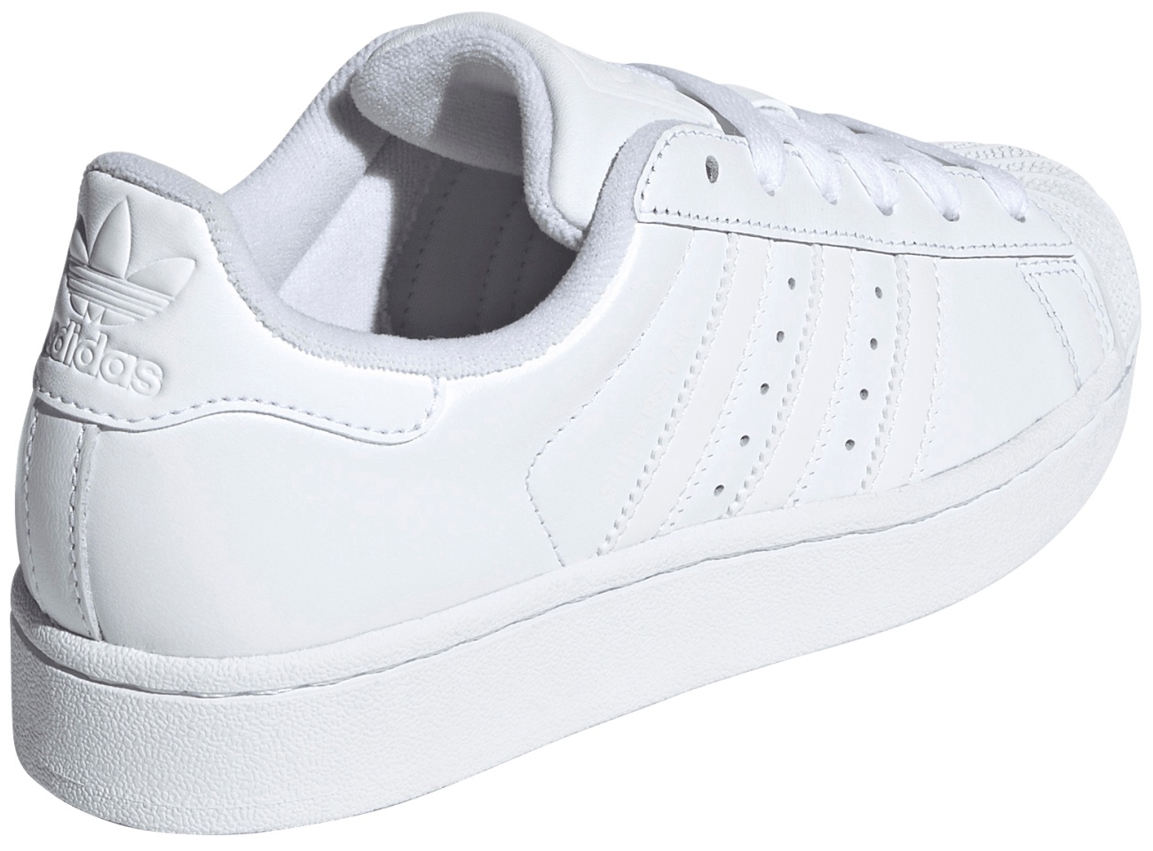 adidas Kids' Grade School Superstar II Shoes - White - View 5