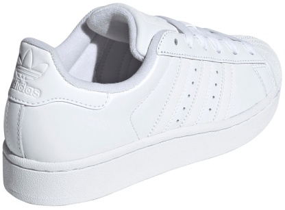 adidas Kids' Grade School Superstar II Shoes - White - View 5