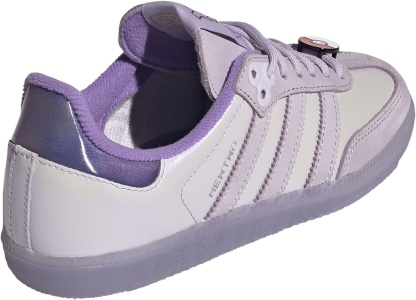 adidas Kids' Grade School Samba OG Shoes - Ice Lavender/Ice Lavender/Violet Fusion - View 7