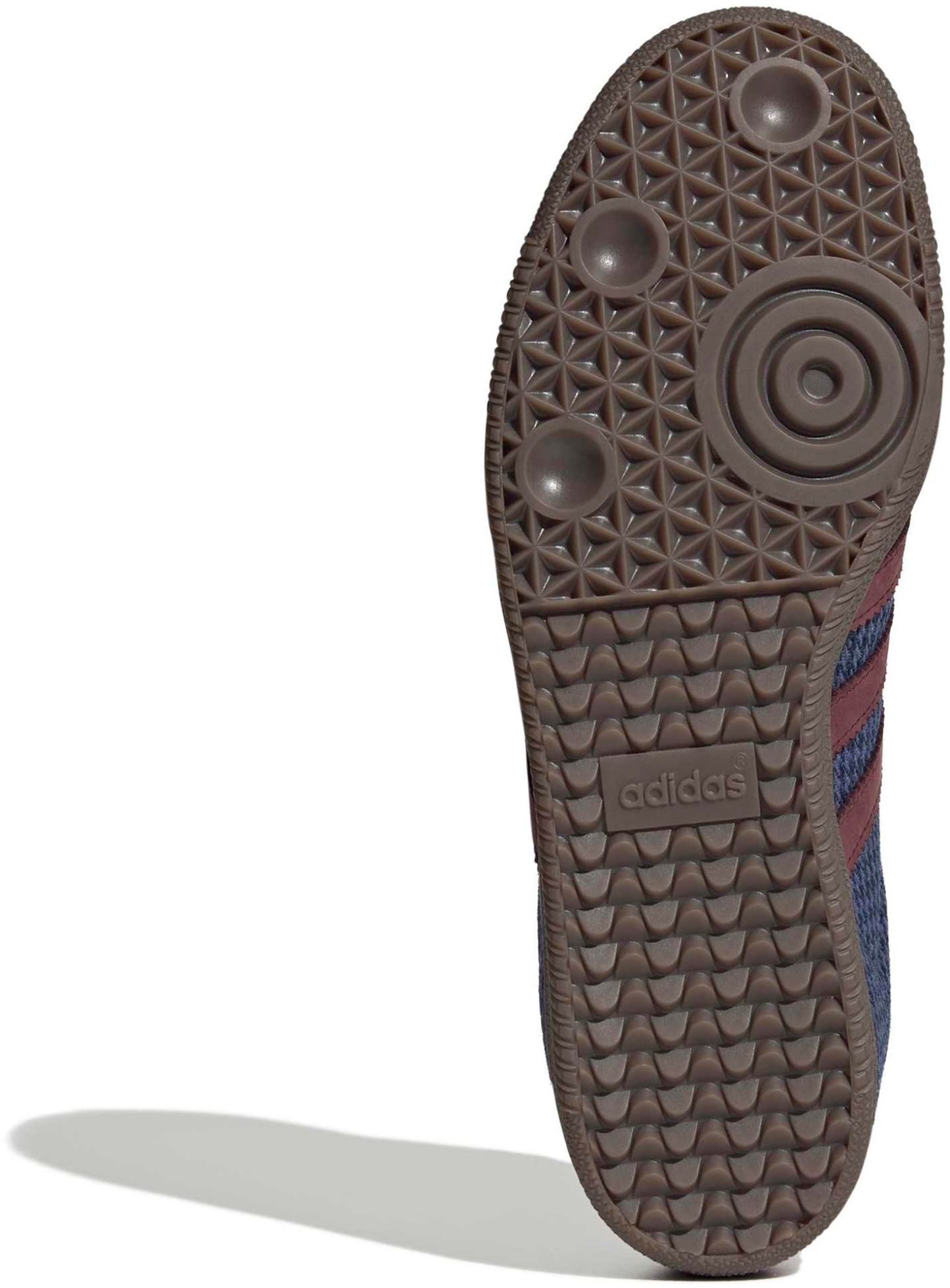 adidas Samba OG Shoes - Hndstooth Indg/Maroon - View 3