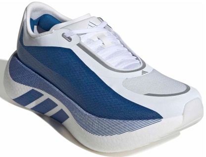 adidas Men's Hyperboost Edge Running Shoes - White/White/Metallic - View 6