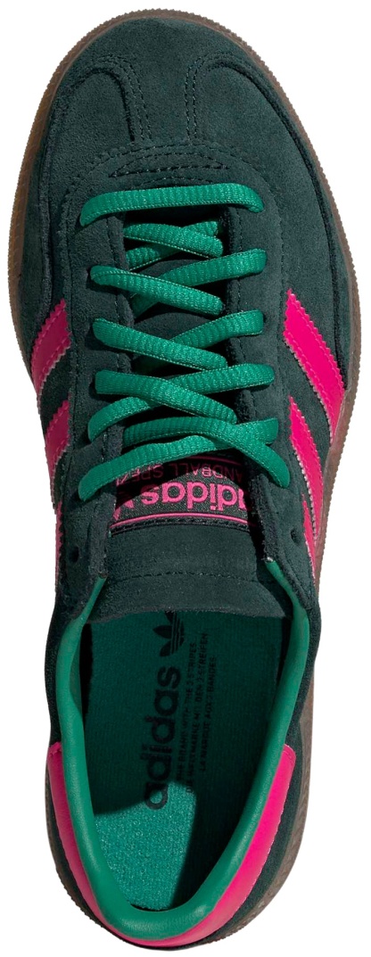 adidas Kids' Grade School Handball Spezial Shoes - Aurora Ivy/Shock Pink/Gum - View 2