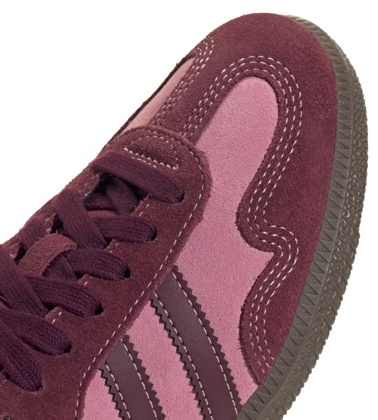 adidas Women's Samba OG Shoes - Pink Spark/Shadow Red - View 7