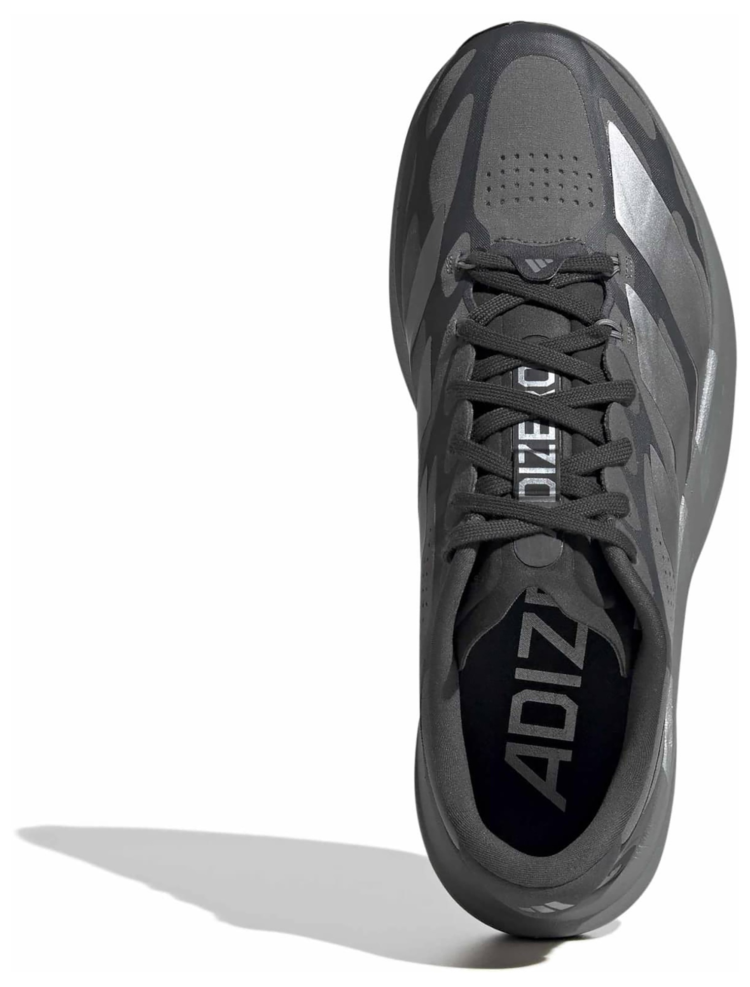 adidas Men's Adizero EVO SL EXO Running Shoes - Grey/Silver Mtllc/Grey - View 2