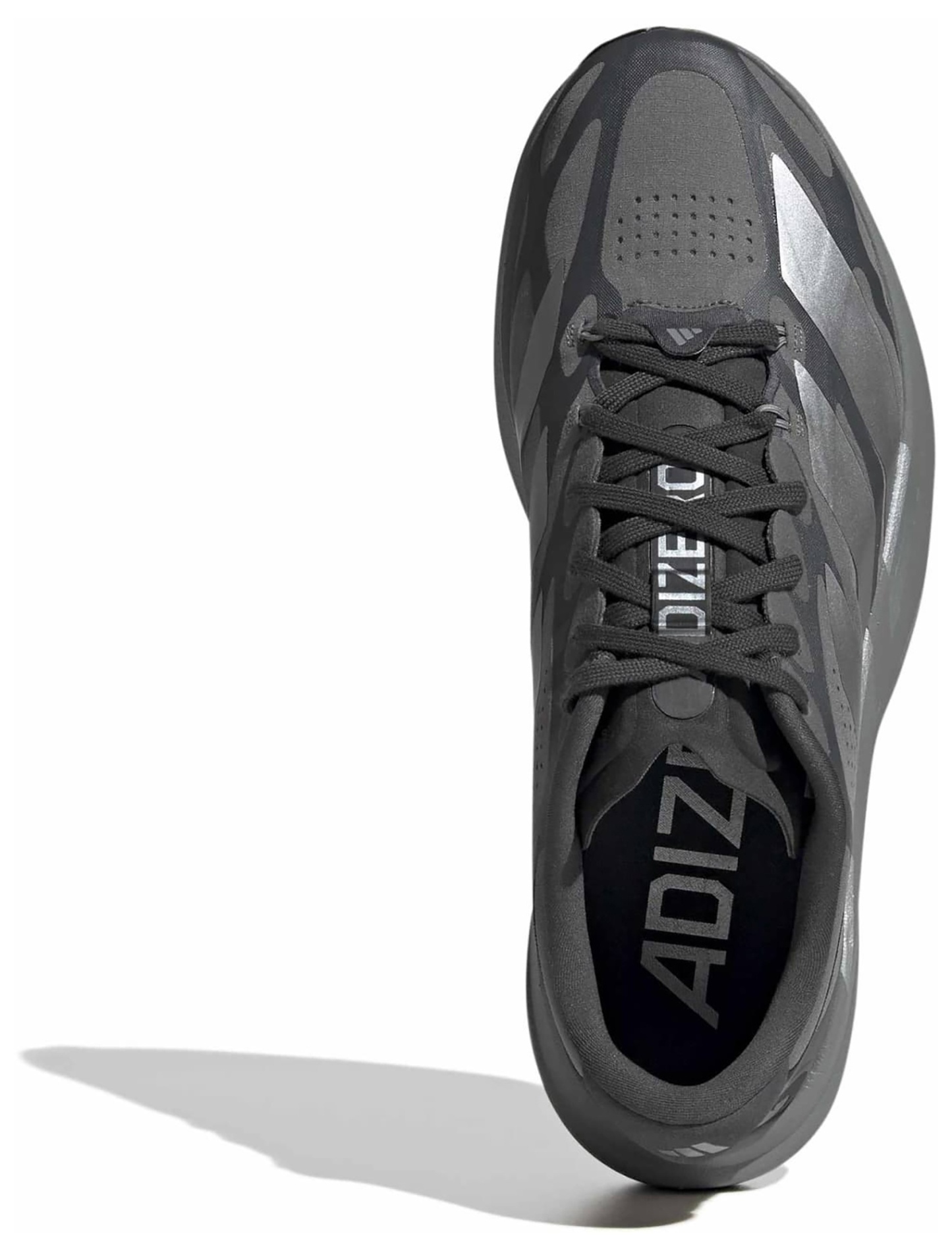 adidas Men's Adizero EVO SL EXO Running Shoes - Grey/Silver Mtllc/Grey - View 2