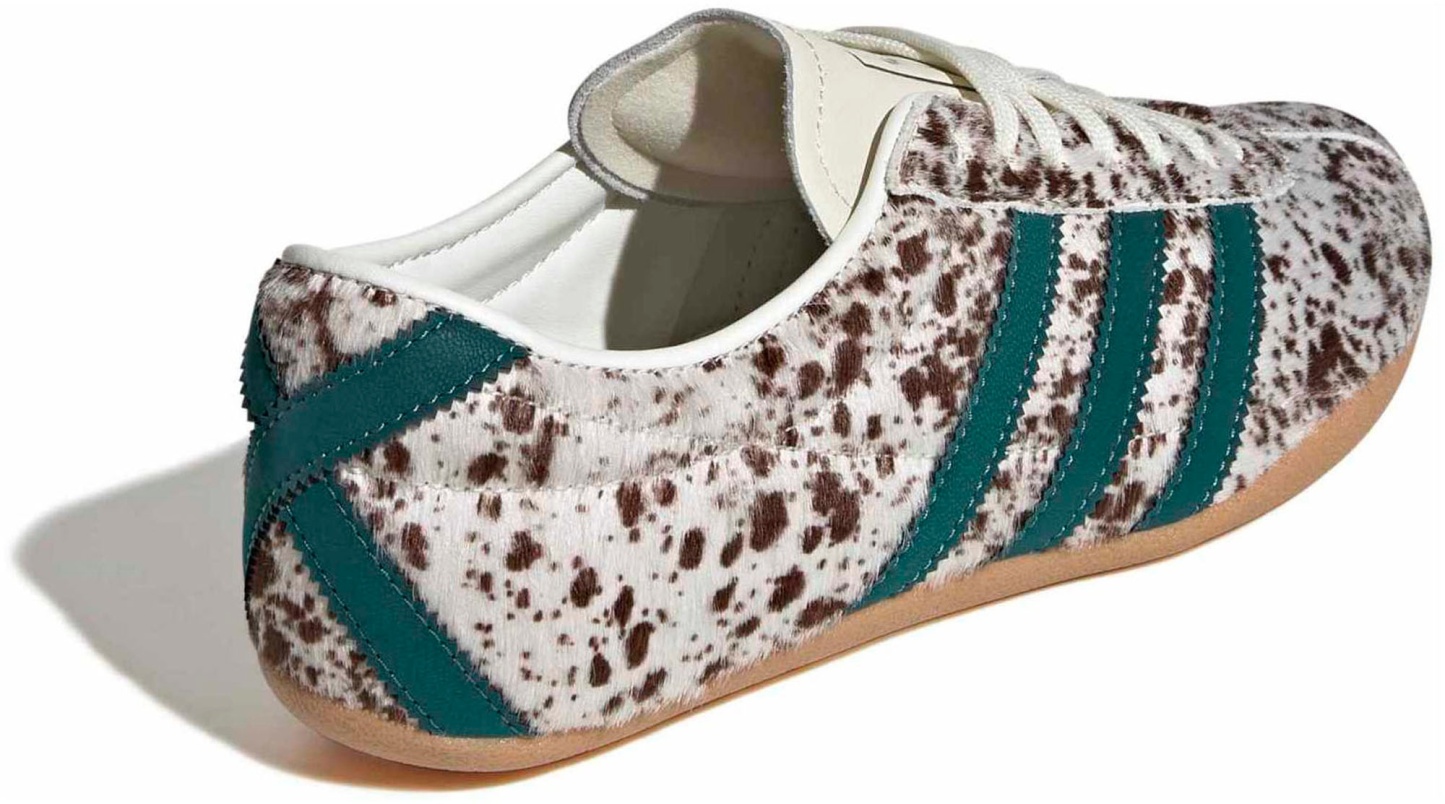 adidas Women's Tokyo Shoes - Pony Hair Wht/Green/Brown - View 5