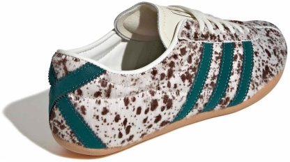 adidas Women's Tokyo Shoes - Pony Hair Wht/Green/Brown - View 5