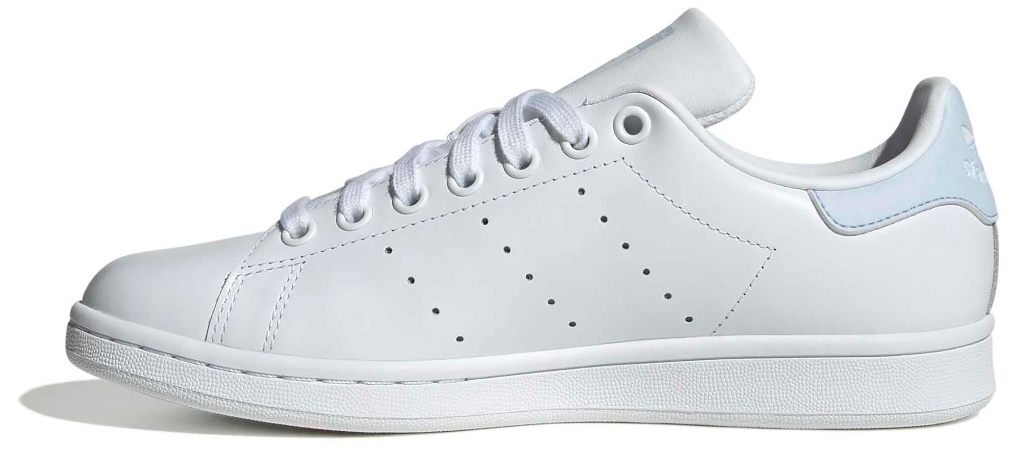 adidas Originals Women's Stan Smith Shoes - White/Crystal Sky - View 4