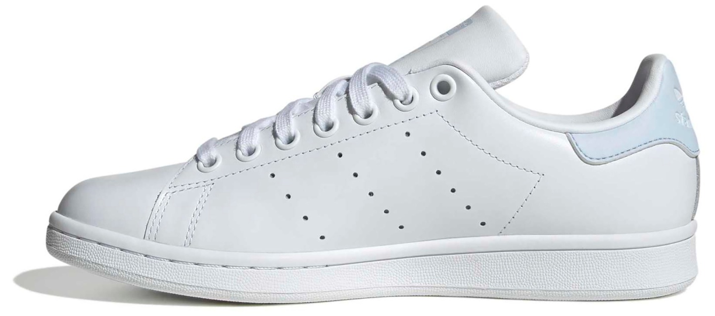 adidas Originals Women's Stan Smith Shoes - White/Crystal Sky - View 4