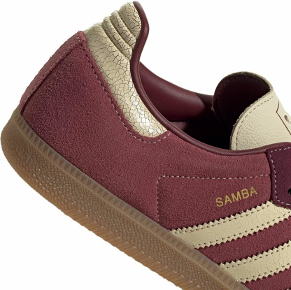 adidas Samba OG Shoes - Vint Red/Vanilla - View 7