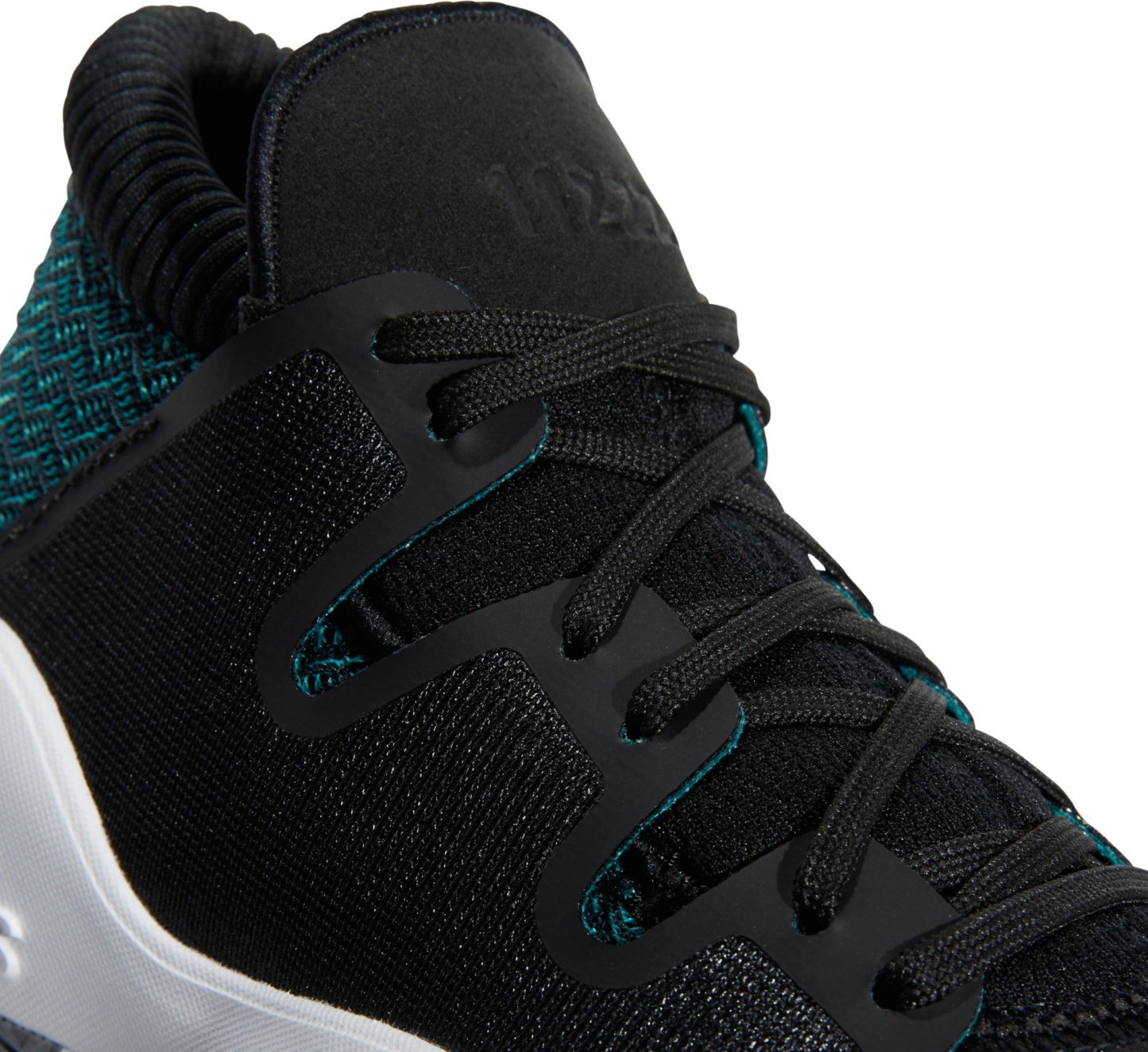 adidas Kids' Grade School Pro Vision Basketball Shoes - Black/Green - View 8