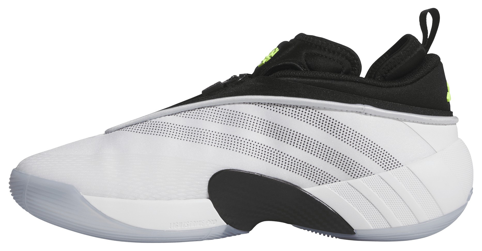 adidas D.O.N. Issue #7 Basketball Shoes - White/Black/White - View 7