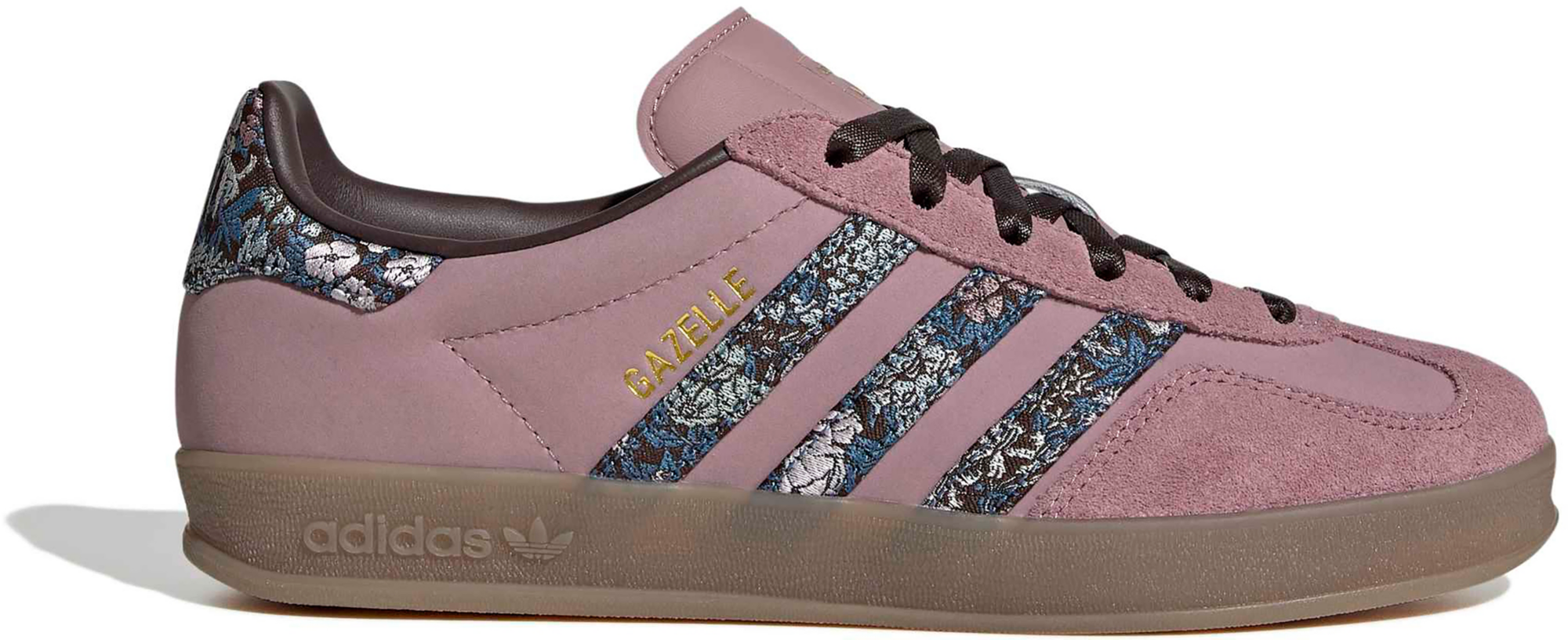 adidas Gazelle Indoor x Liberty London Lifestyle Shoes - Magic Mauve/Aurora Coffee - View 1