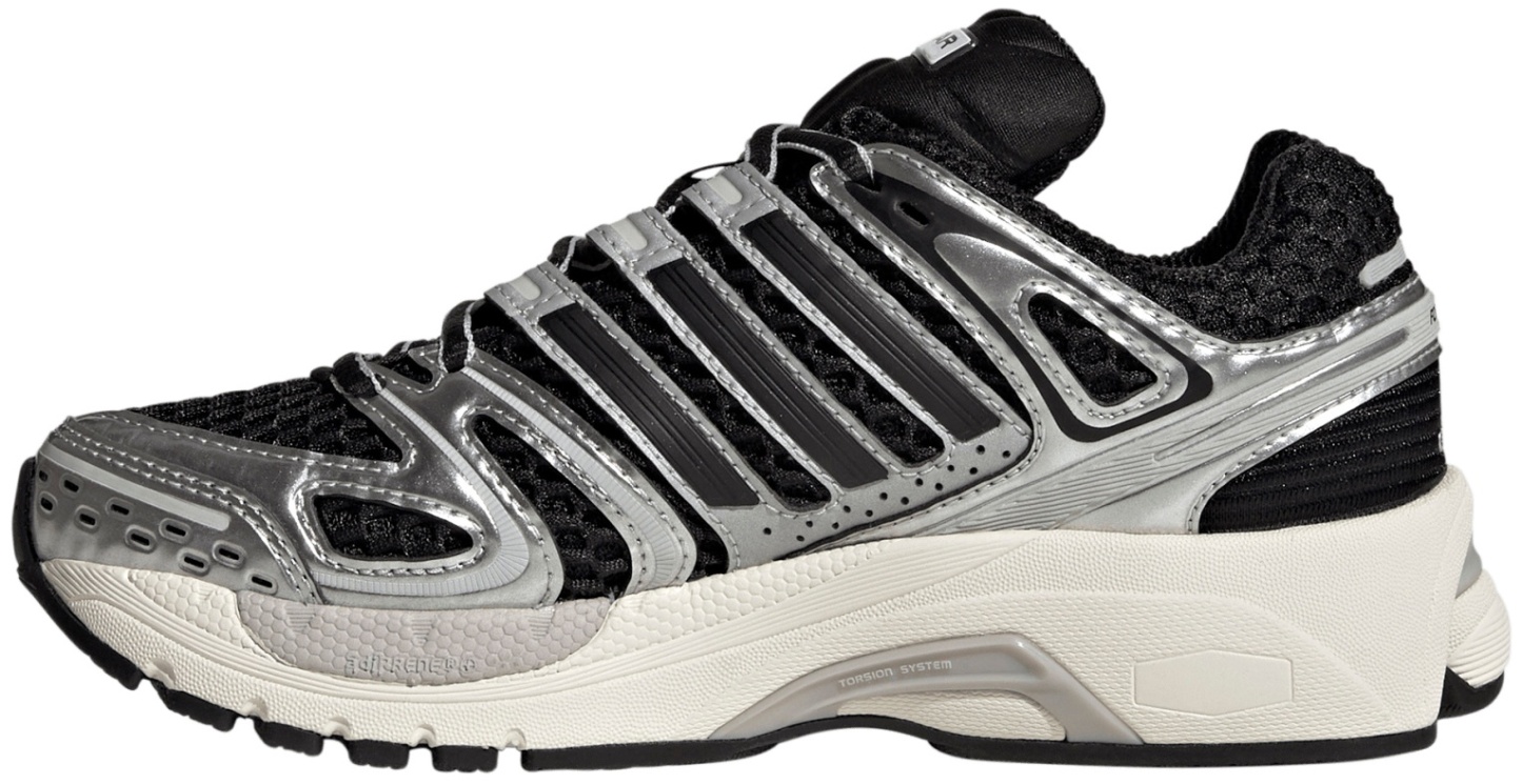 adidas Kids' Grade School AdiStar Control 5 Shoes - Black/Silver Met/Grey One - View 4