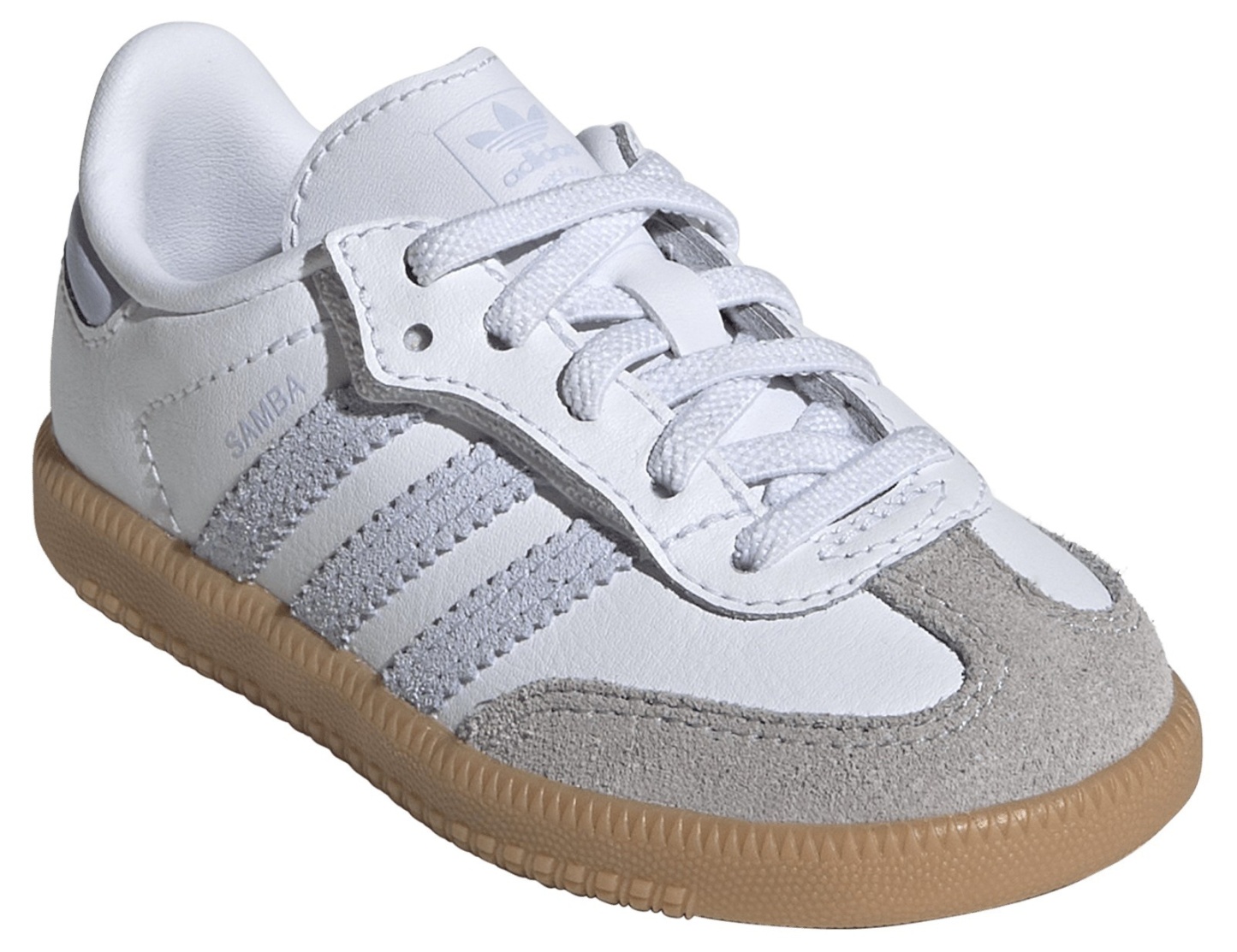 adidas Toddler Samba OG Shoes - White/Sky/Gum - View 6