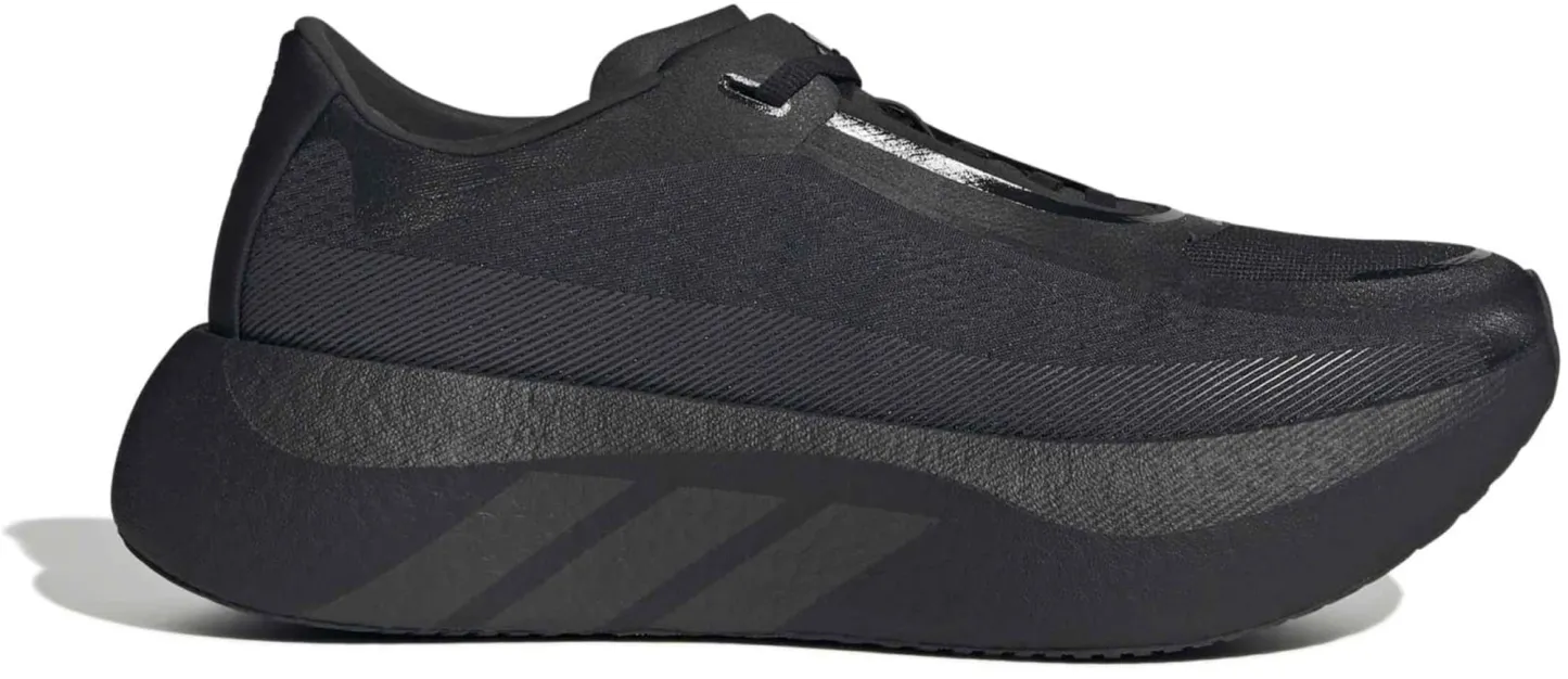adidas Men's Hyperboost Edge Running Shoes - Black/Black - View 1