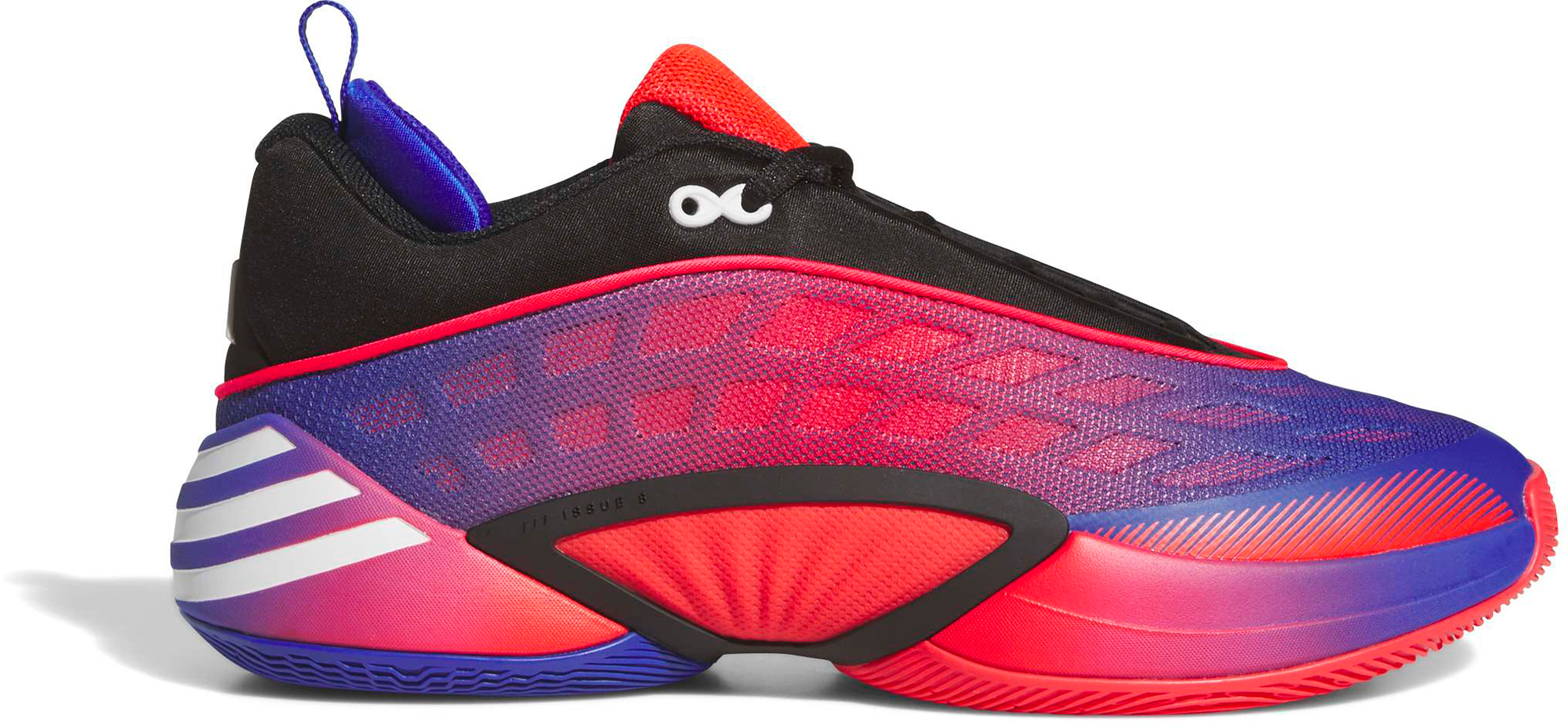 adidas D.O.N. Issue #8 'Spida Man' Basketball Shoes - Core Black/Lucid Red/Lucid Blue - View 1