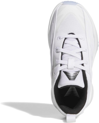 adidas Kids' Preschool Believe That. 1 Basketball Shoes - White/Core Black/White - View 2