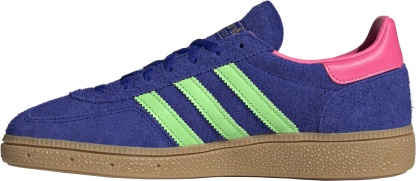 adidas Women's Handball Spezial Shoes - Blue/Lime - View 4