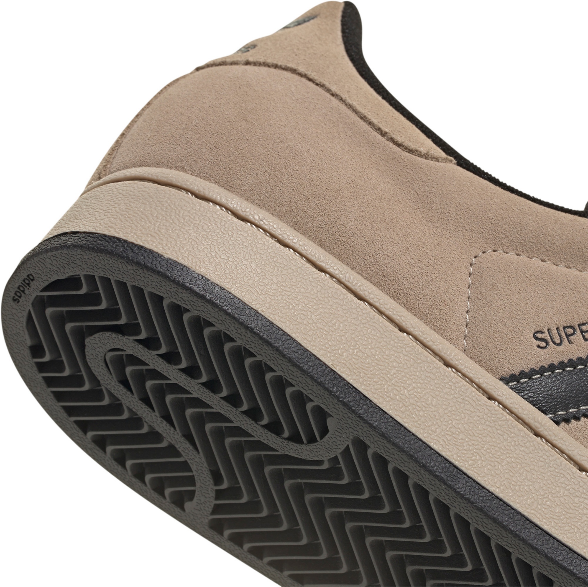 adidas Men's Superstar II Shoes - Stone Khaki/Core Black/Stone Khaki - View 8