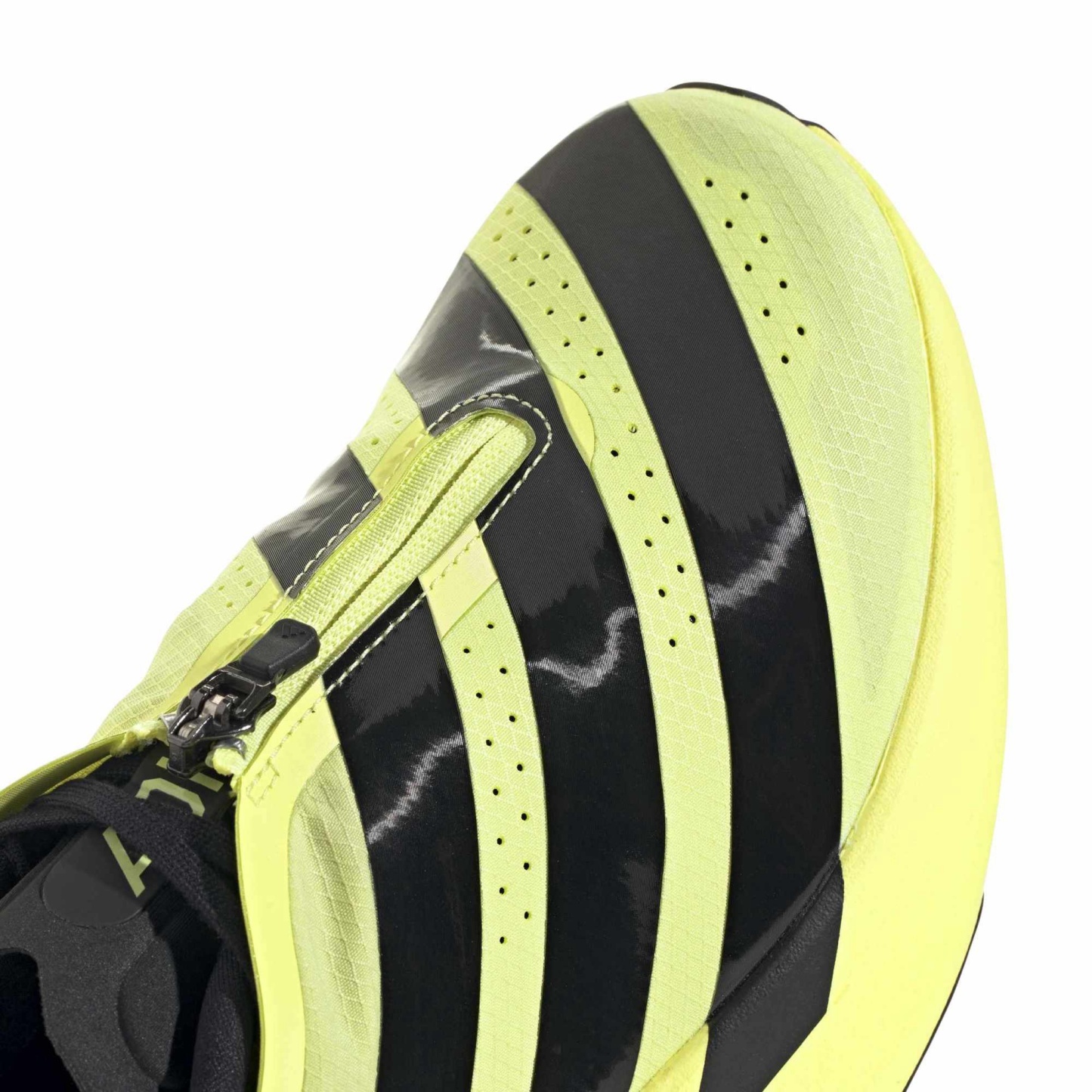 adidas Women's Adizero EVO SL Zip Running Shoes - Lucid Lemon/Black/Silver - View 5