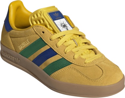 adidas Kids' Grade School FIFA World Cup Gazelle Indoor Shoes - Yellow/Collegiate Royal/Green - View 5