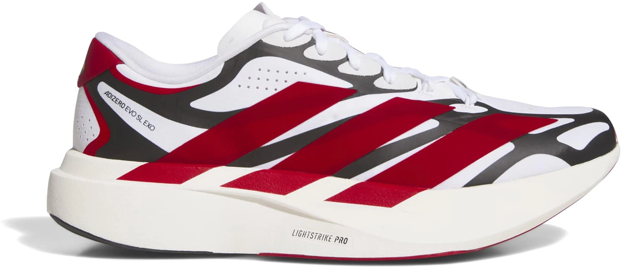 adidas Men's Adizero EVO SL EXO Louisville Running Shoes - Ftwwht/Tmpwrd/Cblack - View 1