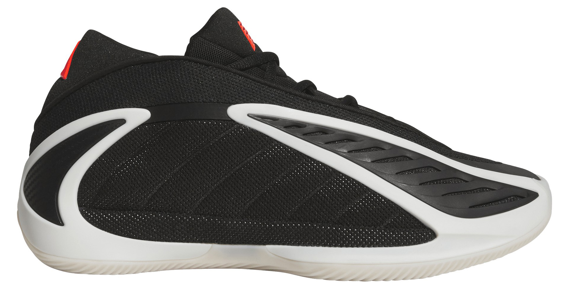 adidas Anthony Edwards 2 'Core Black' Basketball Shoes - Black/Red/Orange - View 1