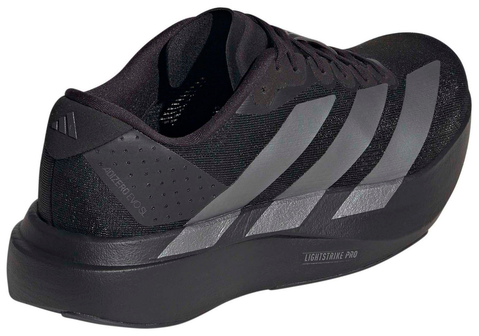 adidas Women's Adizero EVO SL Running Shoes - Black/Iron - View 6