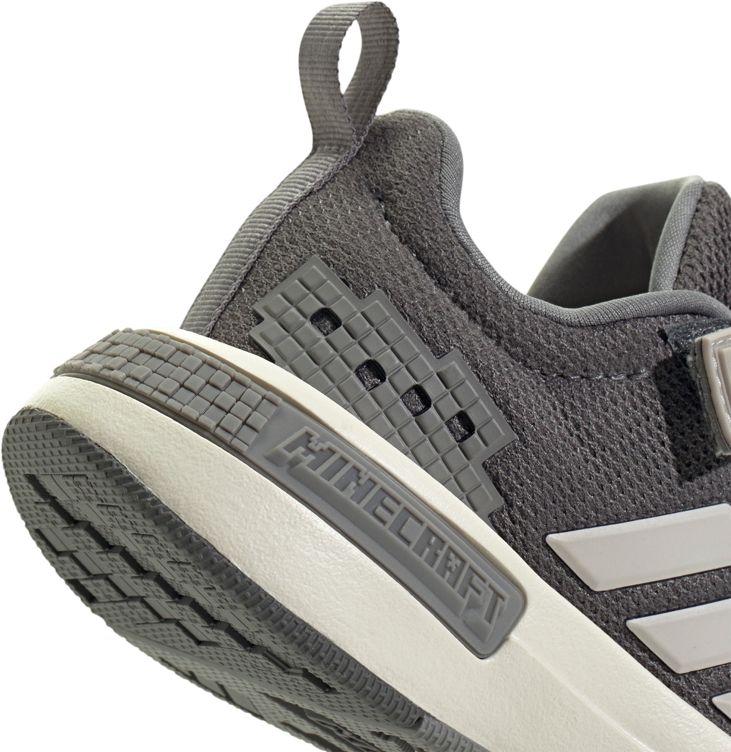 adidas Kids' Preschool Minecraft Pro Shoes - Grey Five/Grey One/Grey Three - View 8