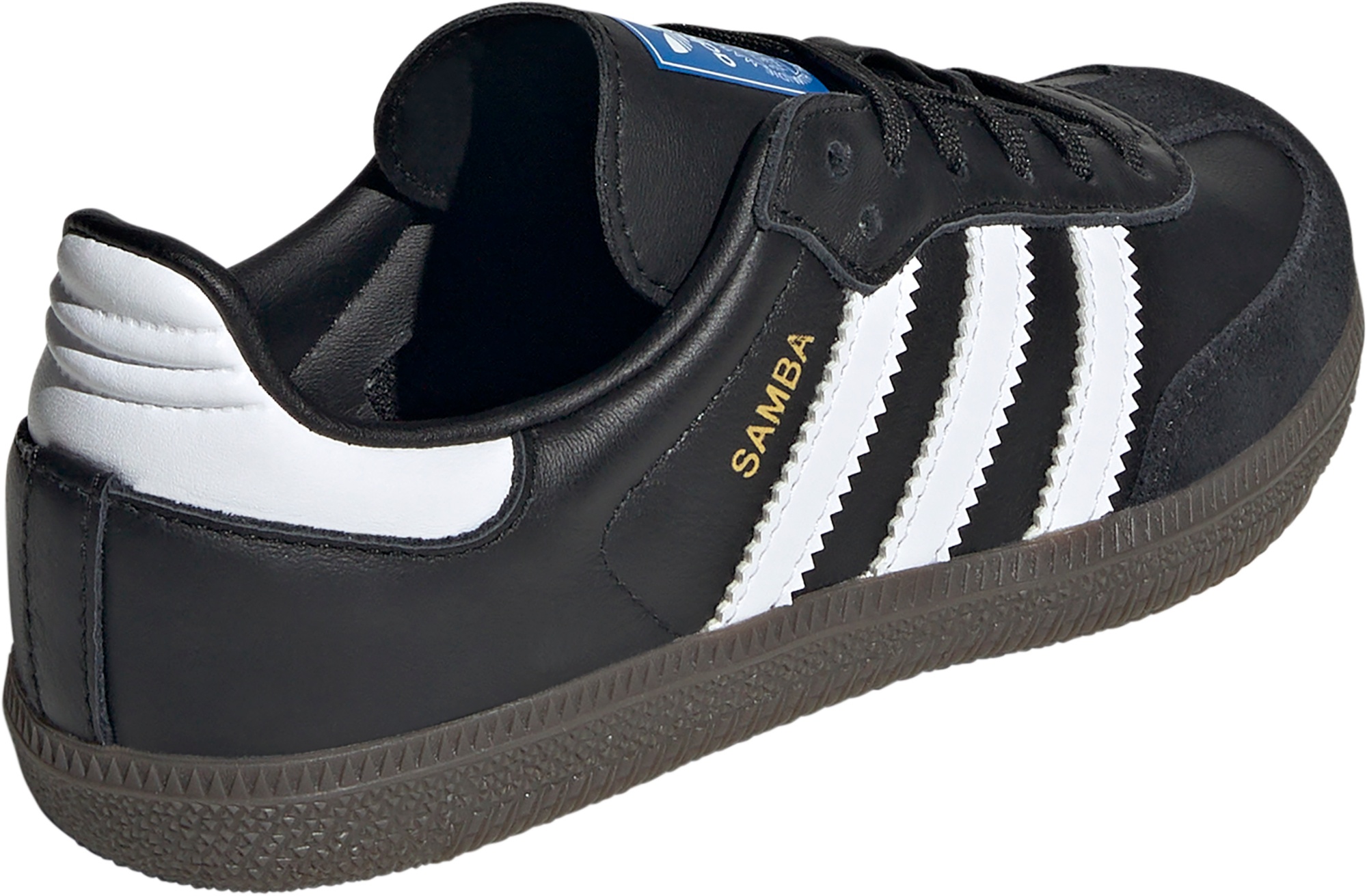 adidas Kids' Preschool Samba OG Shoes - Black/White/Gum - View 5