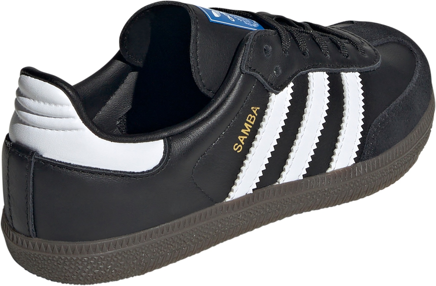 adidas Kids' Preschool Samba OG Shoes - Black/White/Gum - View 5