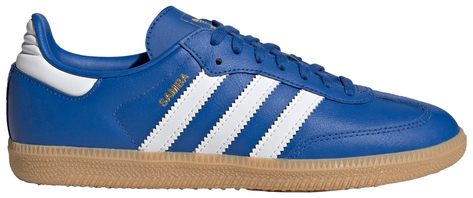 adidas Kids' Grade School Samba OG Shoes - Blue/White - View 1