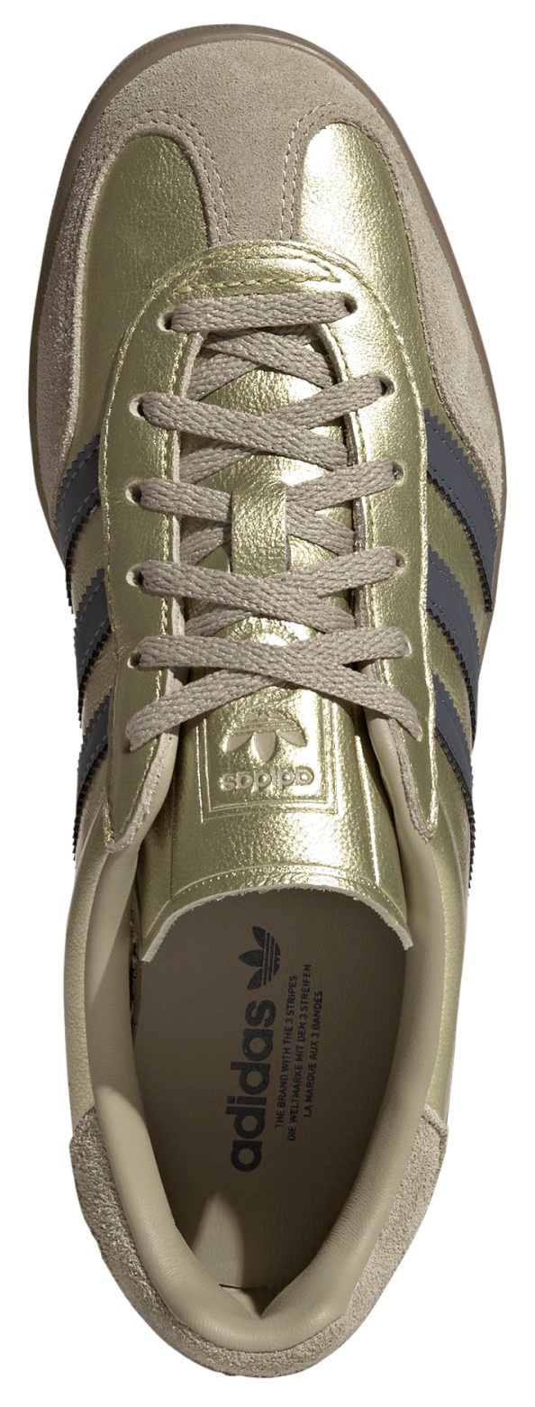 adidas Women's Gazelle Indoor Shoes - Gold/Aurora Onx/Wndr Crgo - View 2