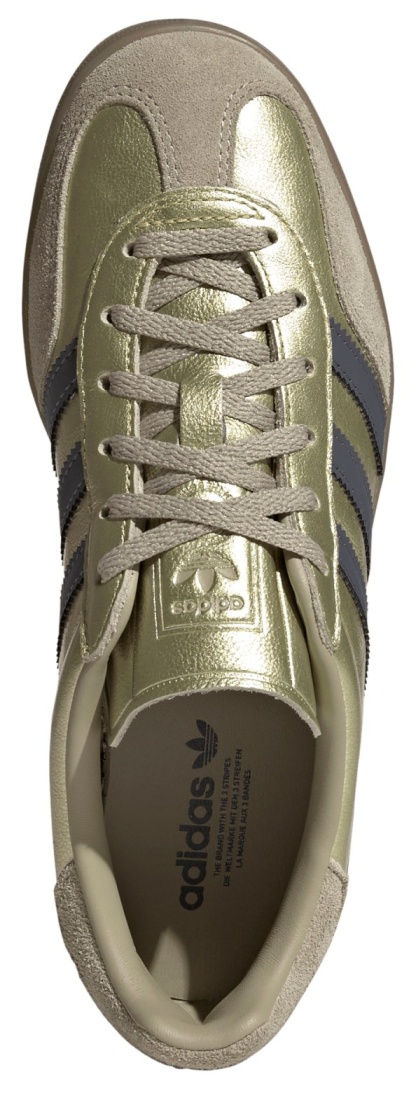 adidas Women's Gazelle Indoor Shoes - Gold/Aurora Onx/Wndr Crgo - View 2