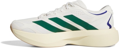 adidas Men's Adizero EVO SL EXO Suede Running Shoes - White/Collegiate Green/Cream - View 4