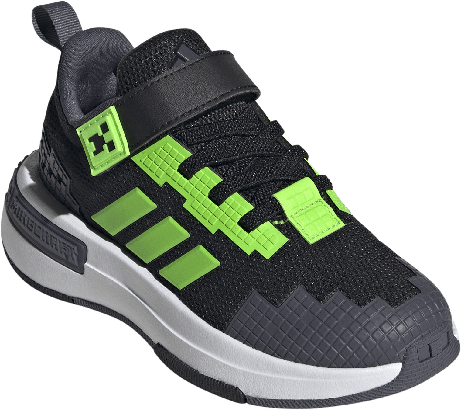 adidas Kids' Preschool Minecraft Pro Shoes - Core Black/Ftwr White/Aurora Onix - View 5