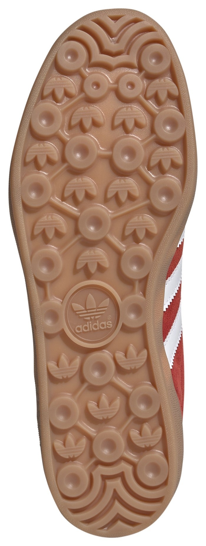 adidas Men's Gazelle Indoor Shoes - Red/Gum - View 5